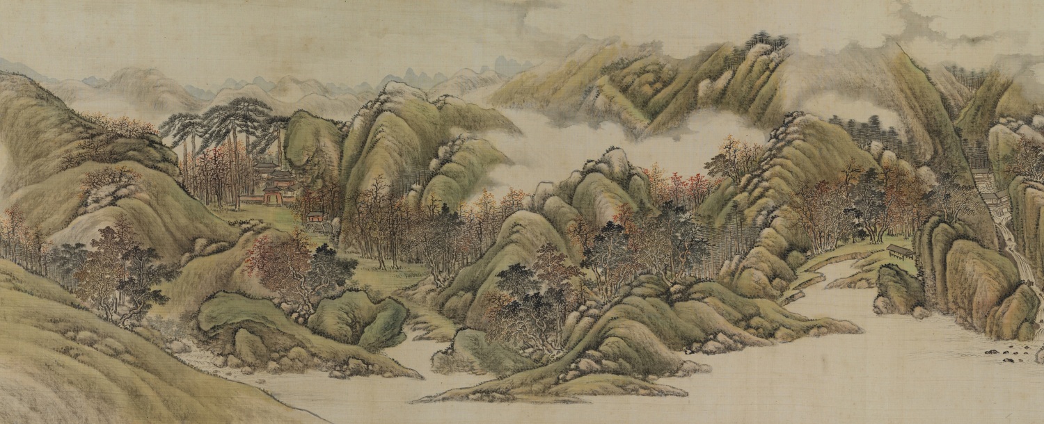 秋山不老图